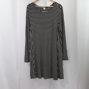 Jersey-Knit Swing Dress